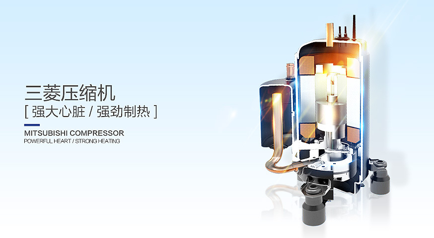 3.三菱壓縮機 強大心臟