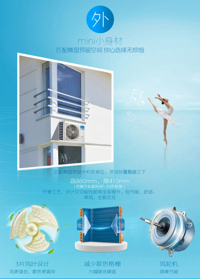 美的多聯機風管機