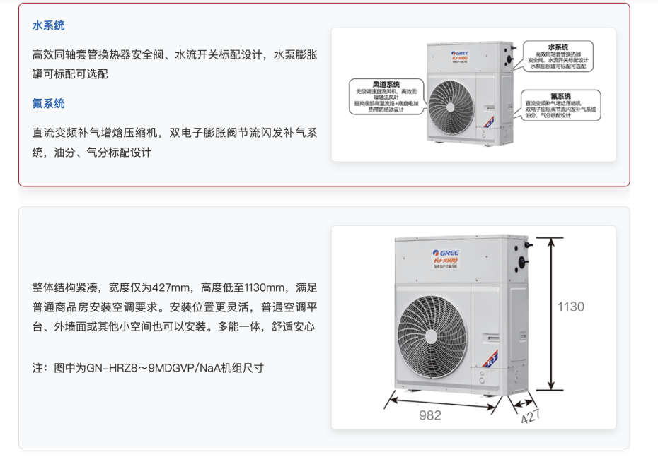 格力空氣源熱泵采暖機(jī)組7
