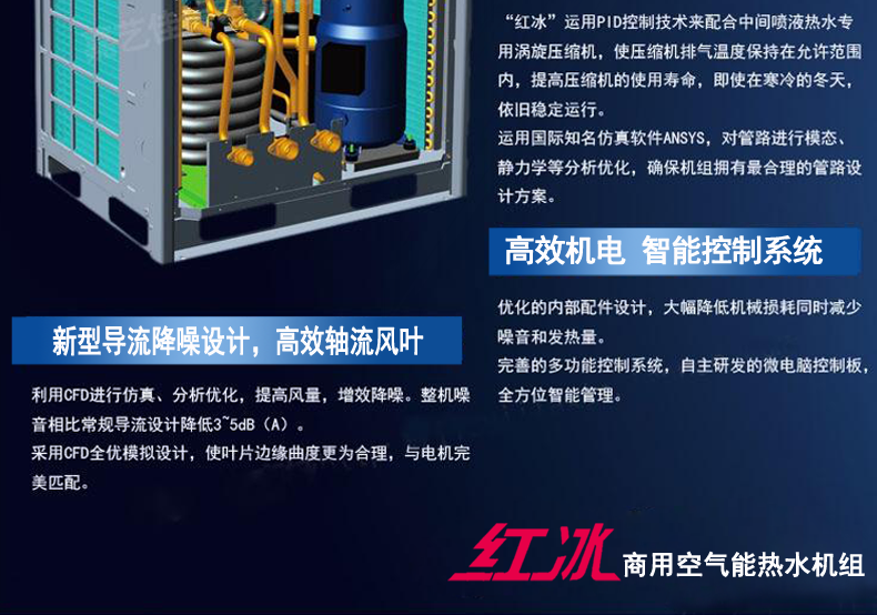 格力紅冰系列空氣源熱泵介紹 格力紅冰系列空氣源熱泵介紹