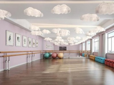 舞蹈室美的中央空調安裝工程