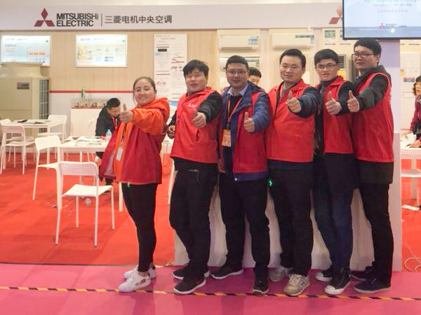 越邦機(jī)電銷售部展會(huì)